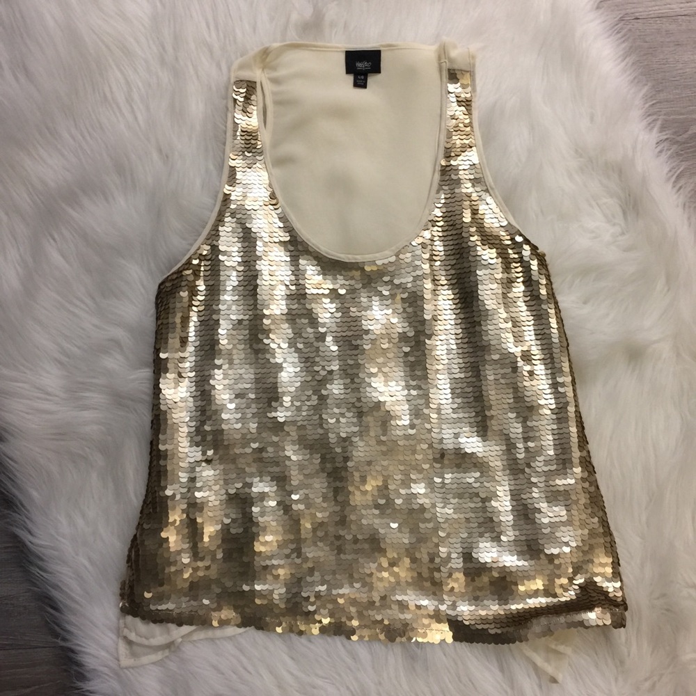 Mossimo Sequin Tank Or Shell - Picture 2 of 8